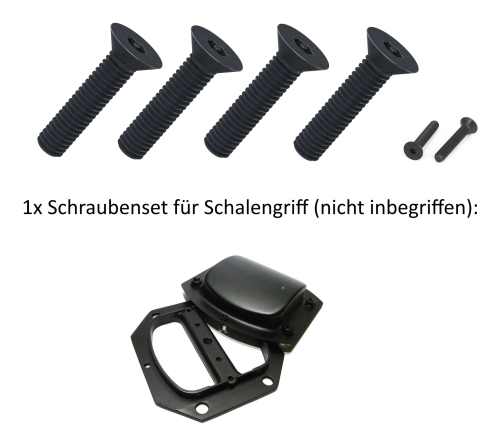 Schraubenset für Schalengriff